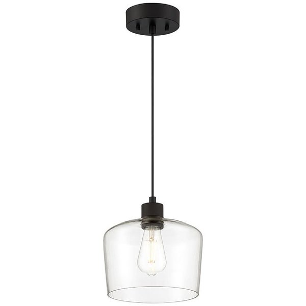 Access Lighting Port Nine Chardonnay, Chardonnay LED Pendant, Matte Black Finish, Clear Glass 63141LEDDLP-MBL/CLR